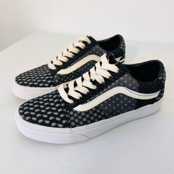 Vans Old Skool Tie Print Patchwork sneakers in black 8 - Picture 11 of 11